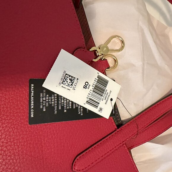 NWT Red Ralph Lauren big tote - Picture 7 of 7